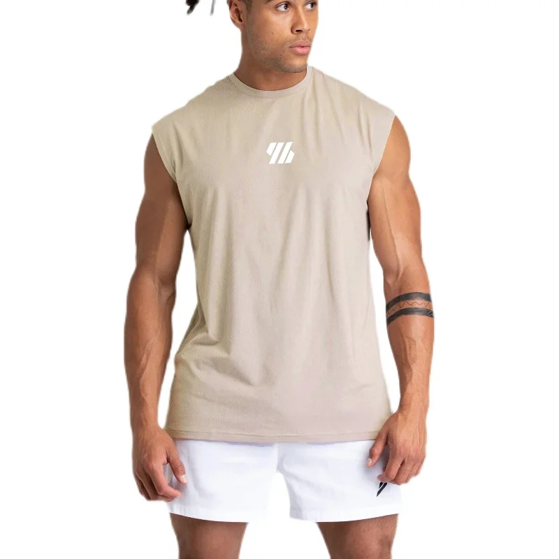 Men Tank Top Sleeveless Shirts Mesh Breathable Gym Shirt Men Muscle Tshirt Slim Fit Bodybuilding Tank Tee images - 6
