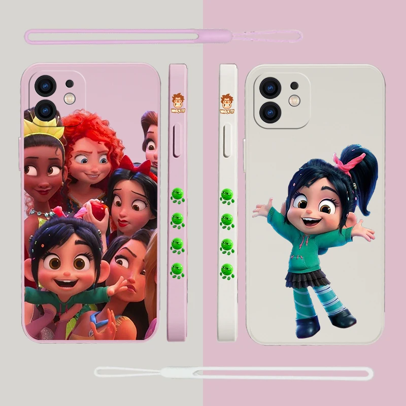 

Disney Wreck-It Ralph Phone Case For Xiaomi Redmi Note 11 10A 10 10S 9 8 7 Pro Plus 10C 9A 9C 9T 4G 5G Cases With Lanyard