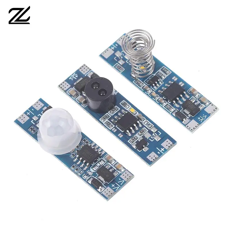 

5v12v 24v 3A Turn On/off Dimmable Touchless Ir Hand Sweep Wave Wardobe Cabinet PIR Induction Sensor Switch