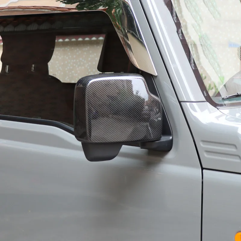 

Внешняя зеркальная Обложка с принтом из углеродного волокна для SUZUKI Jimny JB64 JB74 2019 2020, декоративная отделка