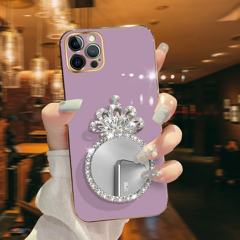 

For IPhone 13 Case Luxury Plating Cases Cover Funda for iphone 14 Pro 12 Mini 11 SE X XS Max XR 6 6S 7 8 Plus 2020 Coque Capa