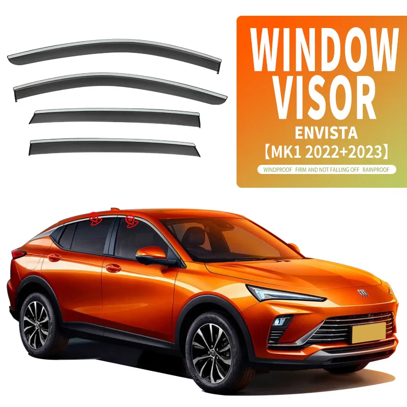

For ENVISTA Window visor Weather Shield Side Window Deflector Car windshield weather shield Car accessories