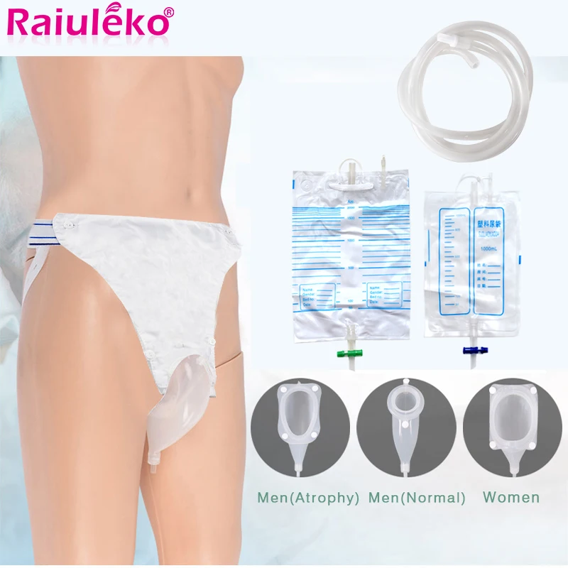 

2000ML Reusable Urine Collector Bag Urinal Pee Holder Older Men Woman Portable Urine bag Drainage Catheter Bag Adults Urinal