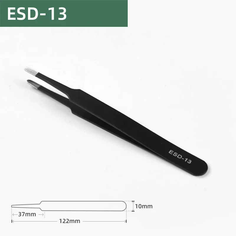

Антистатические пинцеты из нержавеющей стали ESD