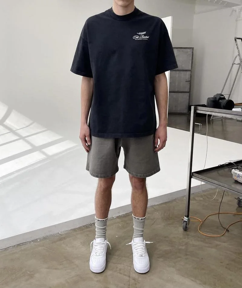 

22SS Crew Neck Logo Print 100% Cotton EU Size Cole Buxton T Shirt Men Women Streetwear Summer Kanye West Demon Slayer