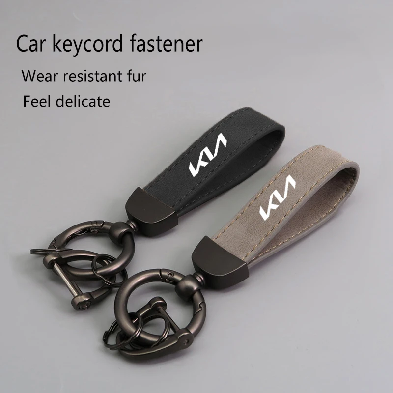 

Кольцо для ключей с вращающейся на 360 градусов подковой пряжкой для Kia Sportage Ceed Picanto Niro K5 K9 Auto