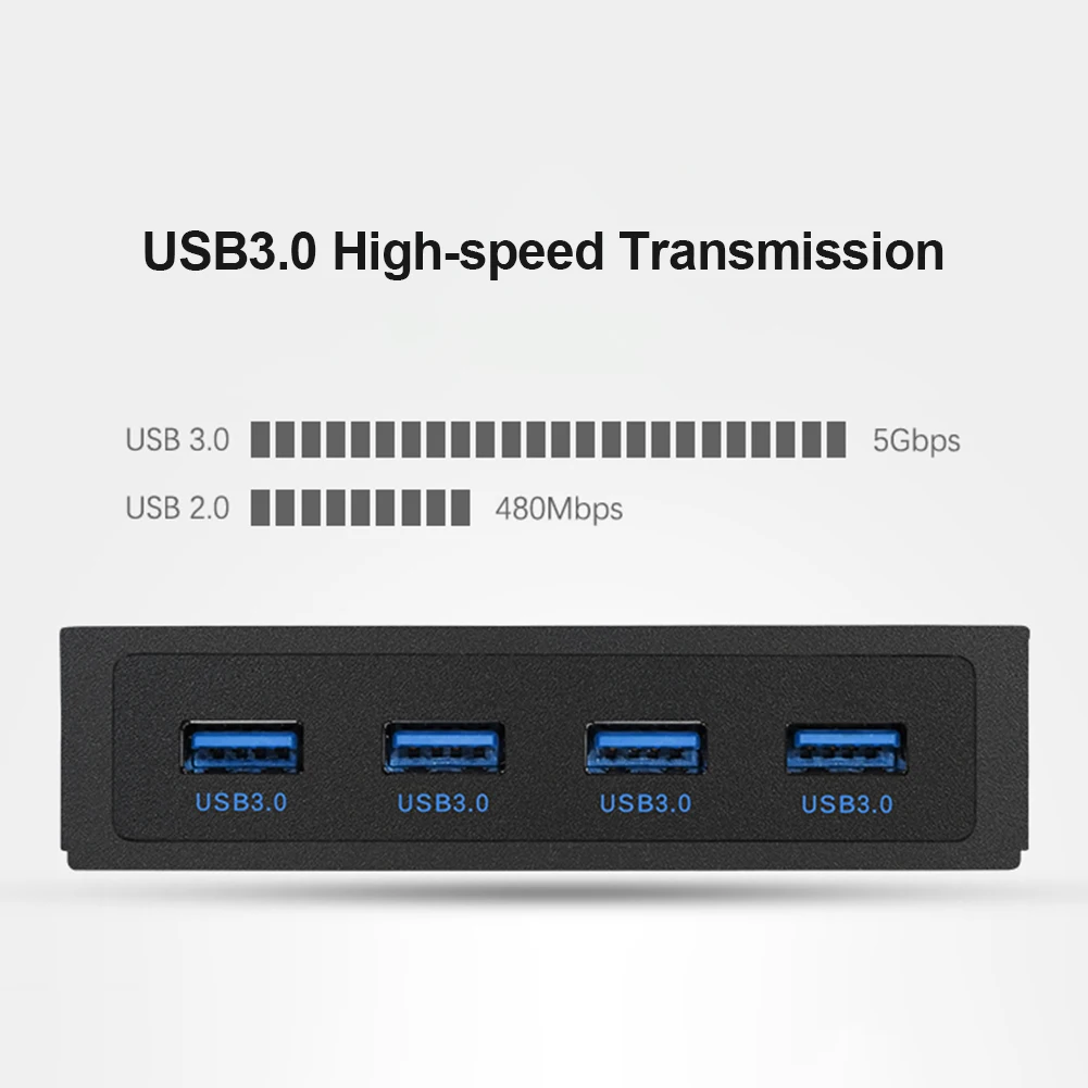 DIY 5 Гбит/с PCI-E 1X к USB 3 0 ПК Кронштейн передней панели 4 порта PCIe адаптер