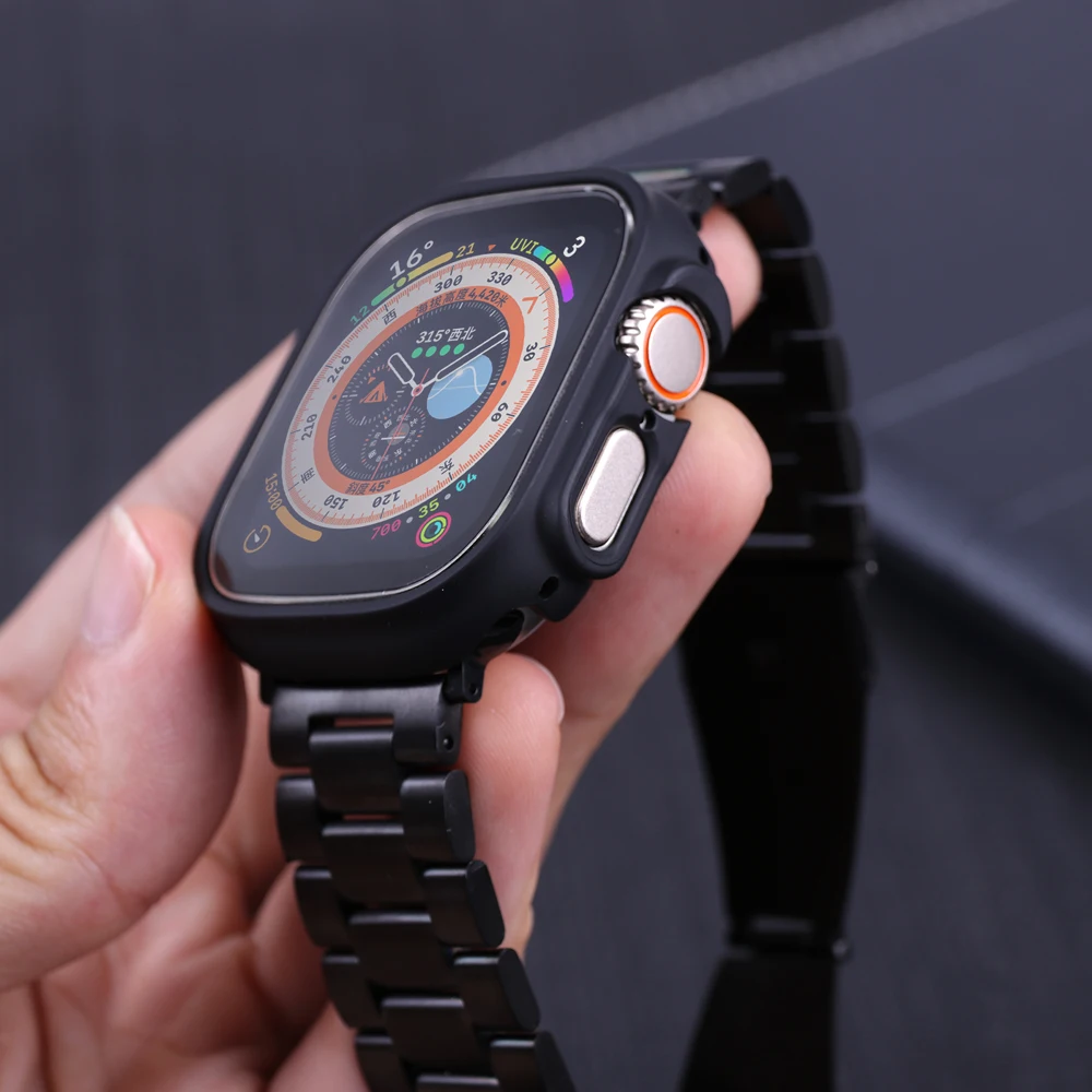 Real Titanium Strap For Apple Watch Ultra 49mm Supper Light 50g Watchband For iWatch 8 7 6 5 4 SE, 4 Colors Wristband to choose