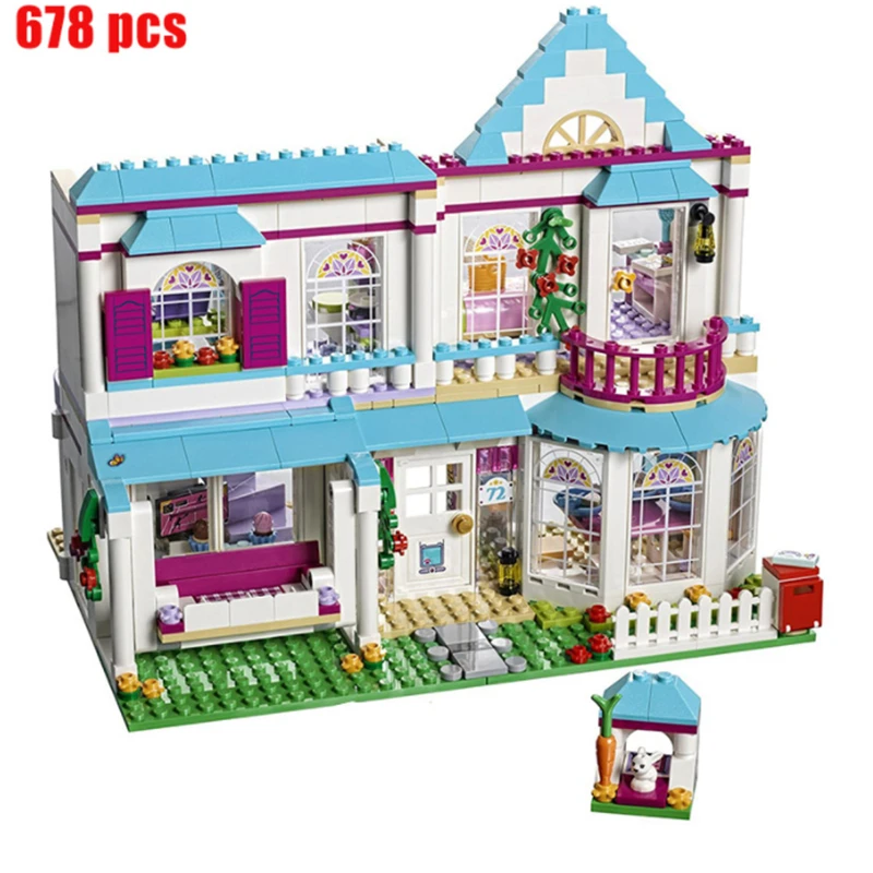 

Детский конструктор «Дом Стефани», «Папа Джеймс», «мама», «Алисия»