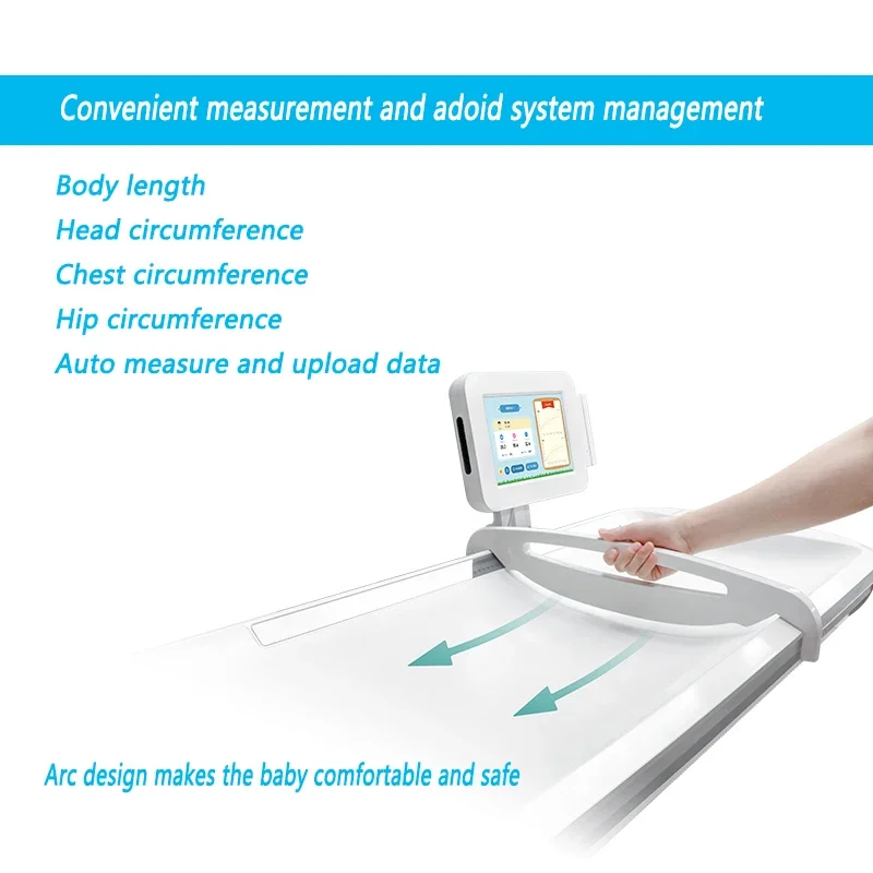 Умные Электронные цифровые весы Sonka baby grow с голубыми зубьями