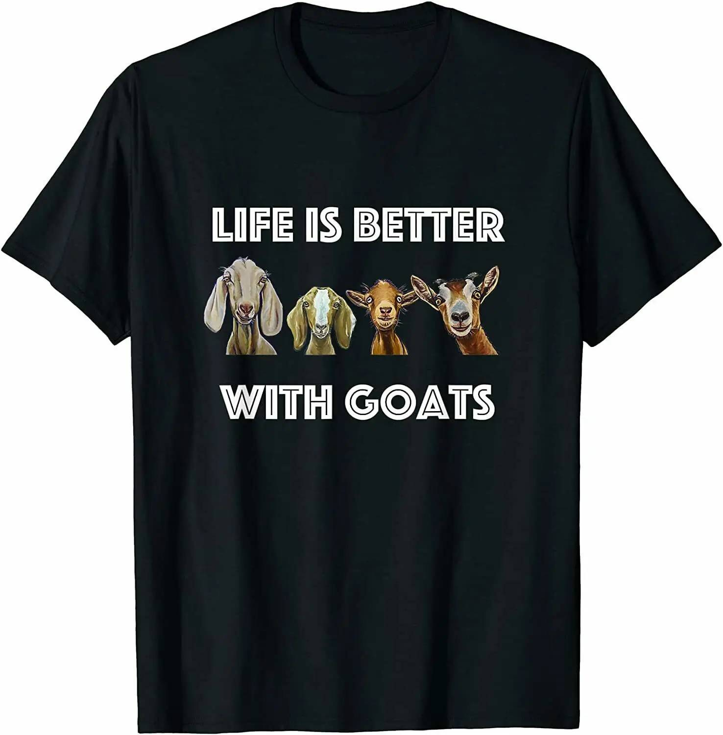 

Футболка для влюбленных коз с надписью Life Is Better