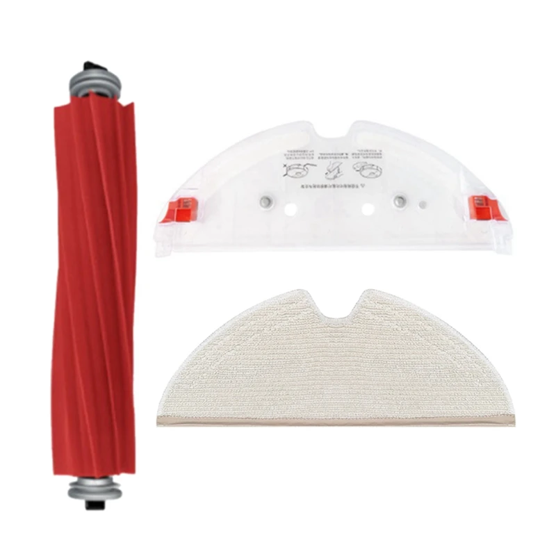

3Pcs For Roborock T8 / Q7 Max / Max+ Robot Accessory Main Brush Mop Cloth Mop Holder Vacuum Cleaner Replacement Part