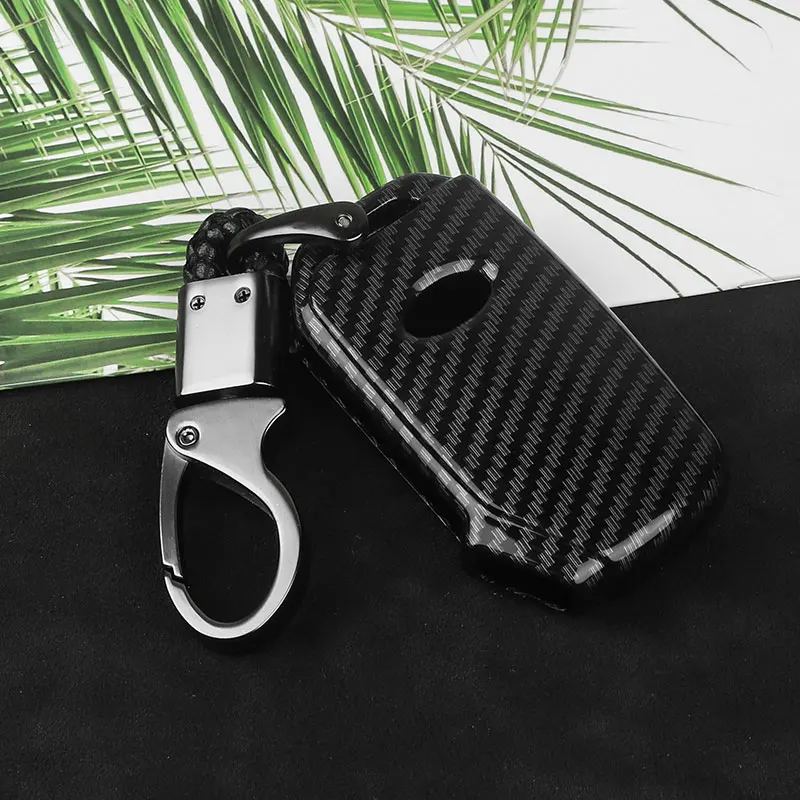 

2022 New Fashion Carbon Fiber Car Key Case For Kia Sportage R GT Stinger GT Sorento Ceed CD Cerato Forte 2018 2019 2020