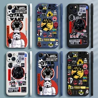 star wars art for apple iphone 5 6 7 plus 8 plus 11 pro max plus pro liquid rope cover funda soft phone case
