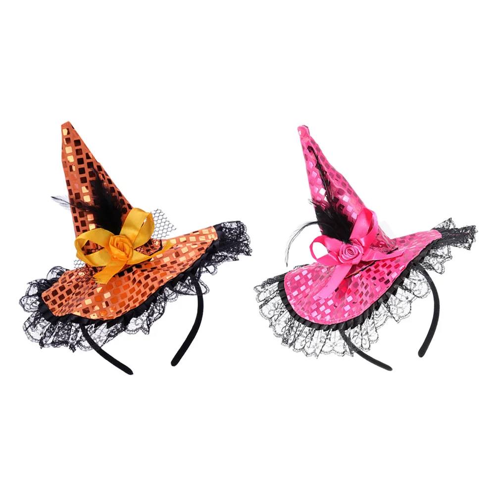 

2pcs Hair Decor Hair Ornament Headbands for Halloween Costume Hair Hoops Hair Decor for Friends Families