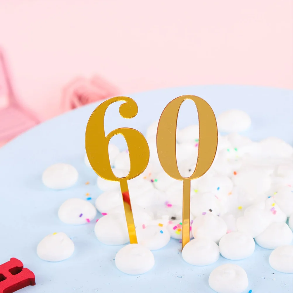 

10 Cake Decorations Birthday Cake Cupcake Picks Birthday Party Table Numbers Birthday Cake Numbers