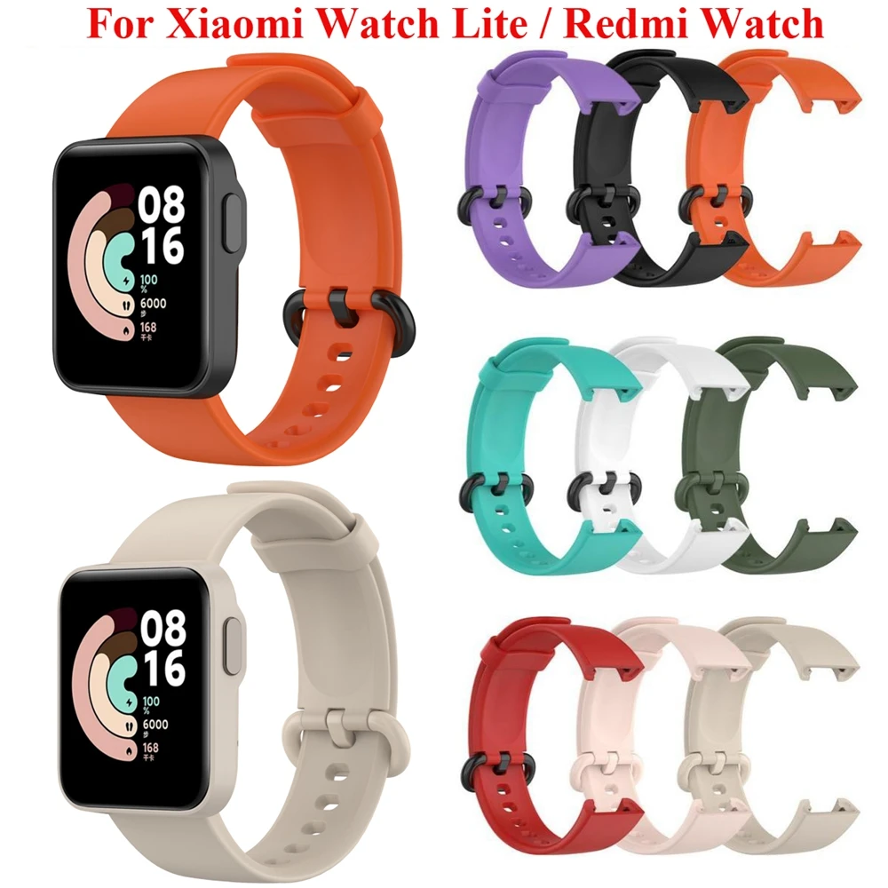 

Watch Strap For Xiaomi Mi Watch Lite sport Silicone Smart Watch Replacement watchband Bracelet mi watch lite Redmi Watch straps