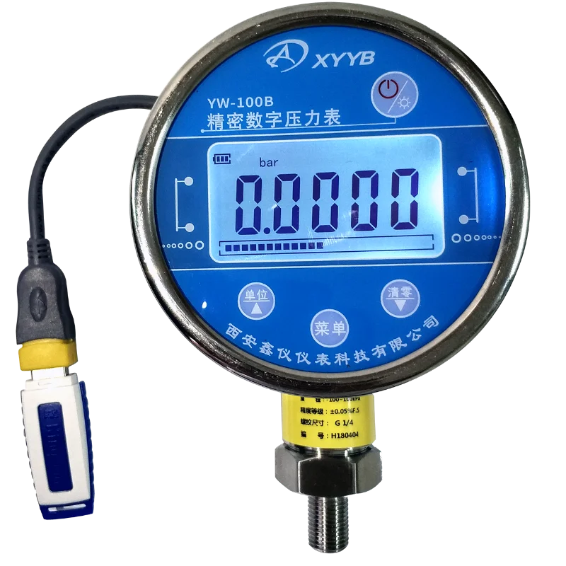 

digital pressure gauge YW-100B storage data export function