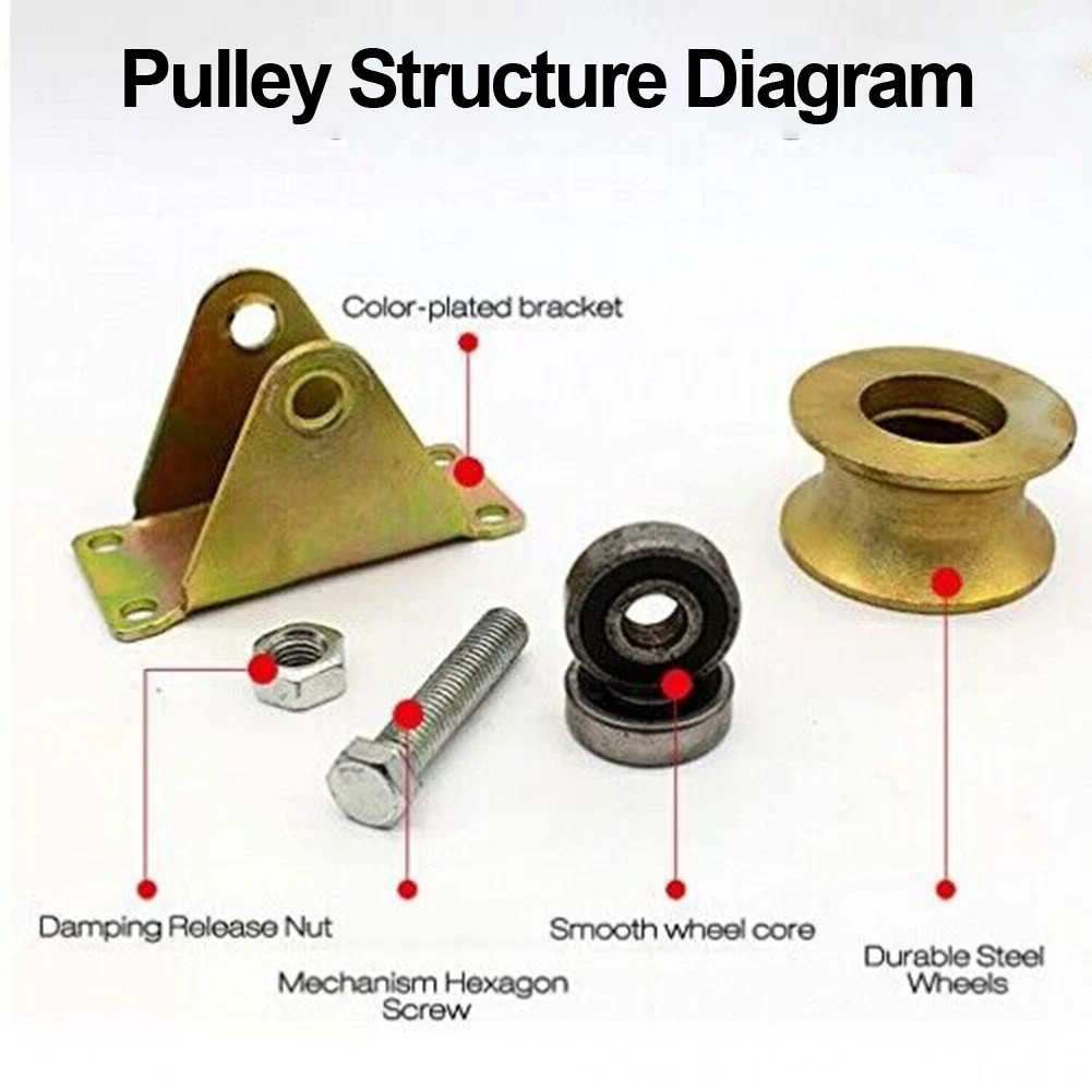 

For Sliding Gate Sliding Wheel Caster For Home/office/Hotel Gate Caster 1.2 Inch 440 Pounds 4pcs Golden Brand New