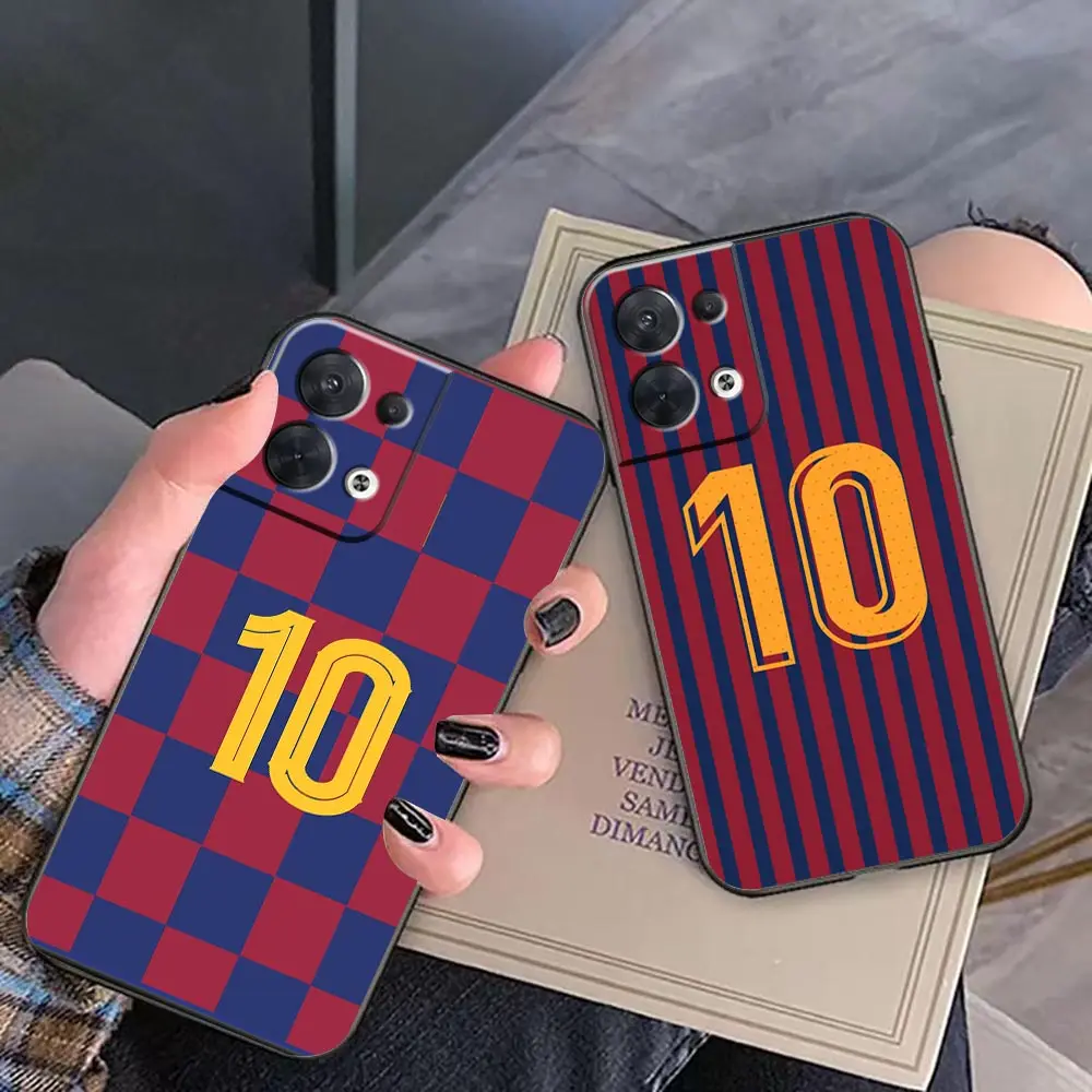 

Funda Case For OPPO FIND X5 X3 X2 RENO 10 8 7 7Z ACE 6 4G 6Z 5 4 3 Z Pro Plus 5G Case Para Football Uniform Numbers 10 7 11 29