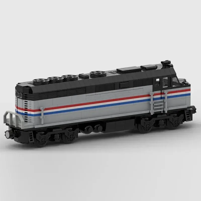 Популярная городская модель автомобиля MOC строительные кирпичи железная дорога