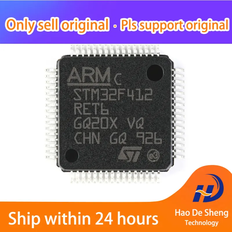 

10 шт./партия STM32F412RET6 LQFP-64 новая Оригинальная фотография
