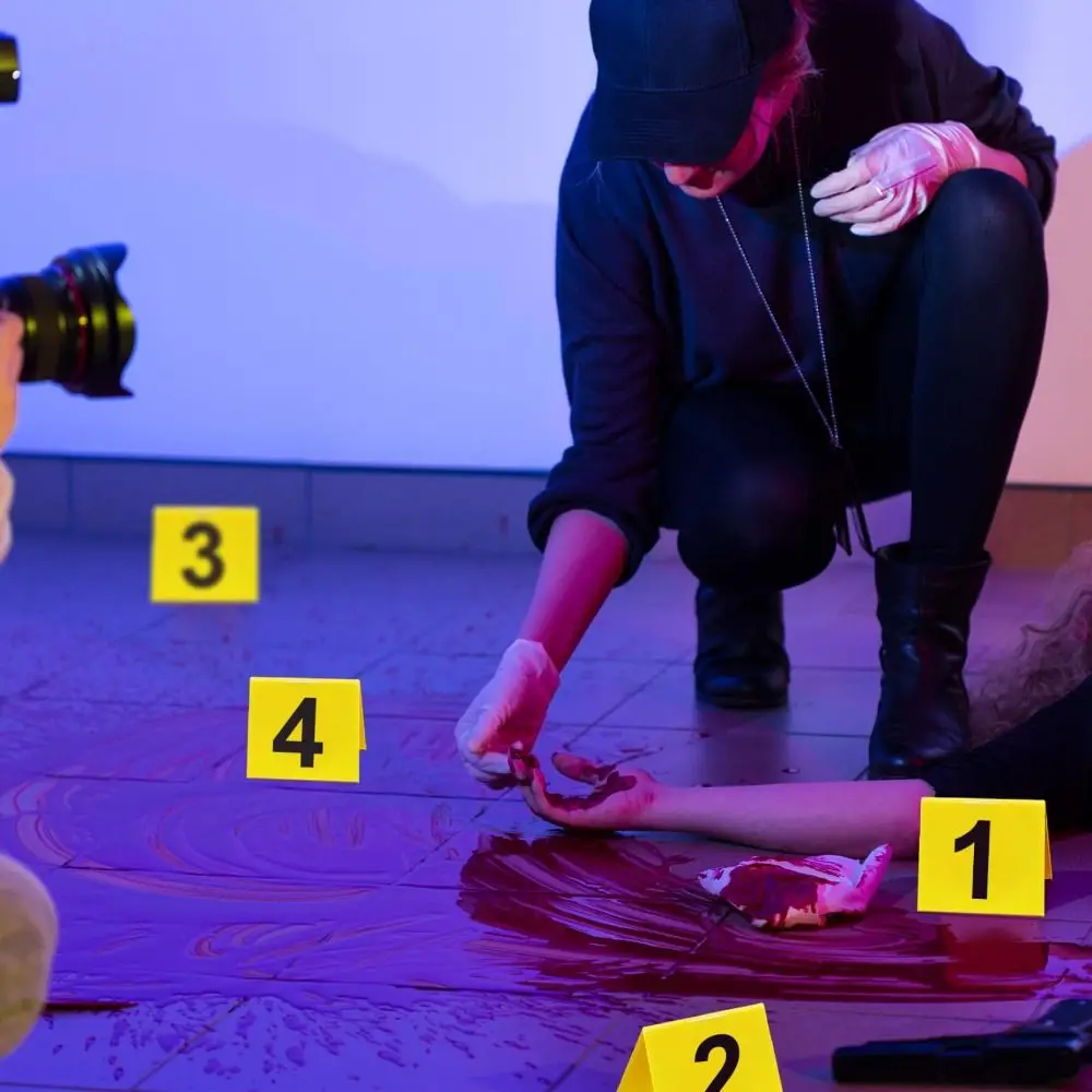 10 шт. реквизит для Хэллоуина No 1/10 маркер доказательств двусторонние акриловые