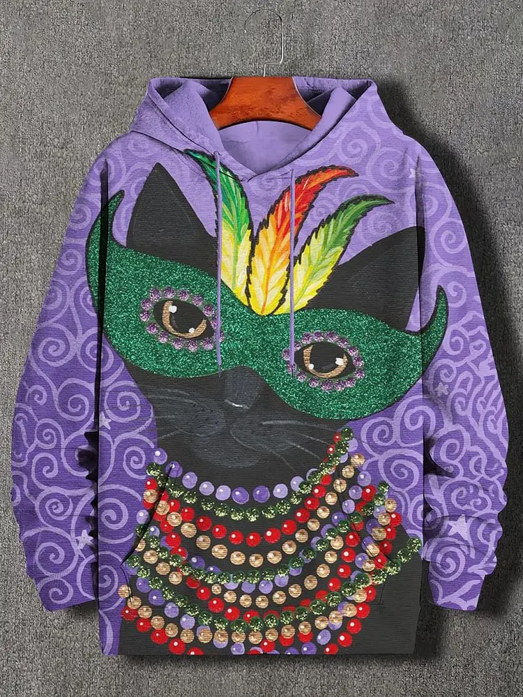 2025 мужские толстовки с забавным котом Mondrian разноцветные блоки толстовка 3D