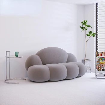Cloud sofa small apartment Nordic living room fabric  leisure area net red creative special-shaped couch