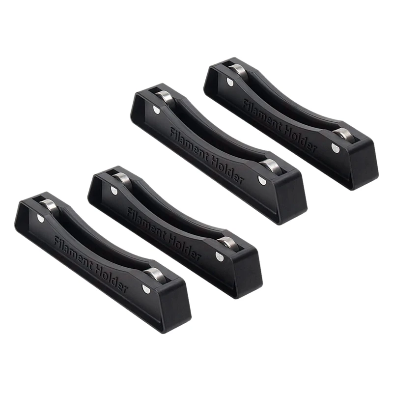 

4X 3D Printer Filament Holder Extra Smooth 3D Printing PLA ABS Bracket FDM Printing Wire Consumables Rack Accessories