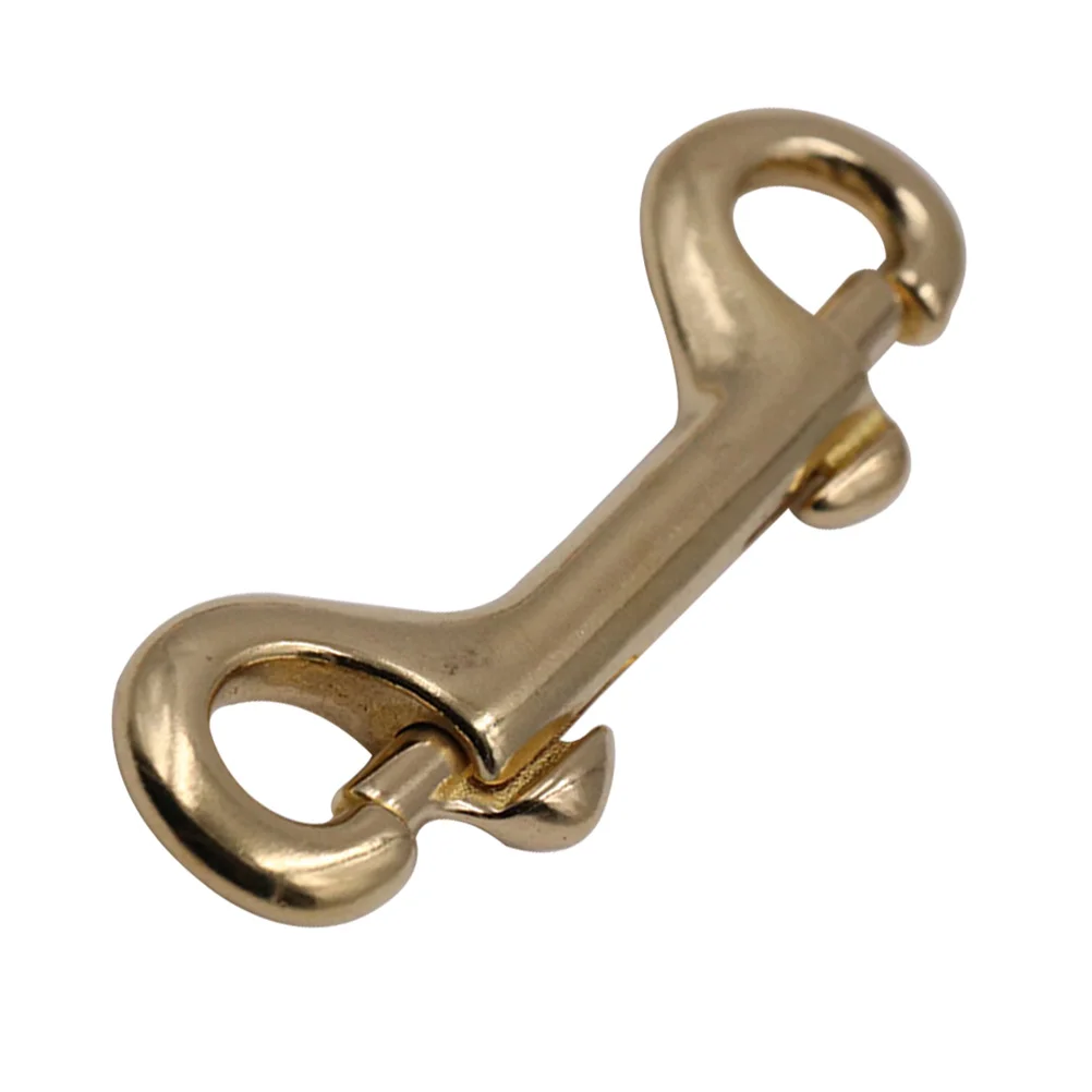 

Lobster Brass Clasp Clip Snap Hooks Clips Hook Double Swivel Strap Trigger Snaps Ended Metal Bolt Clasps Claw Heavy Duty Leash