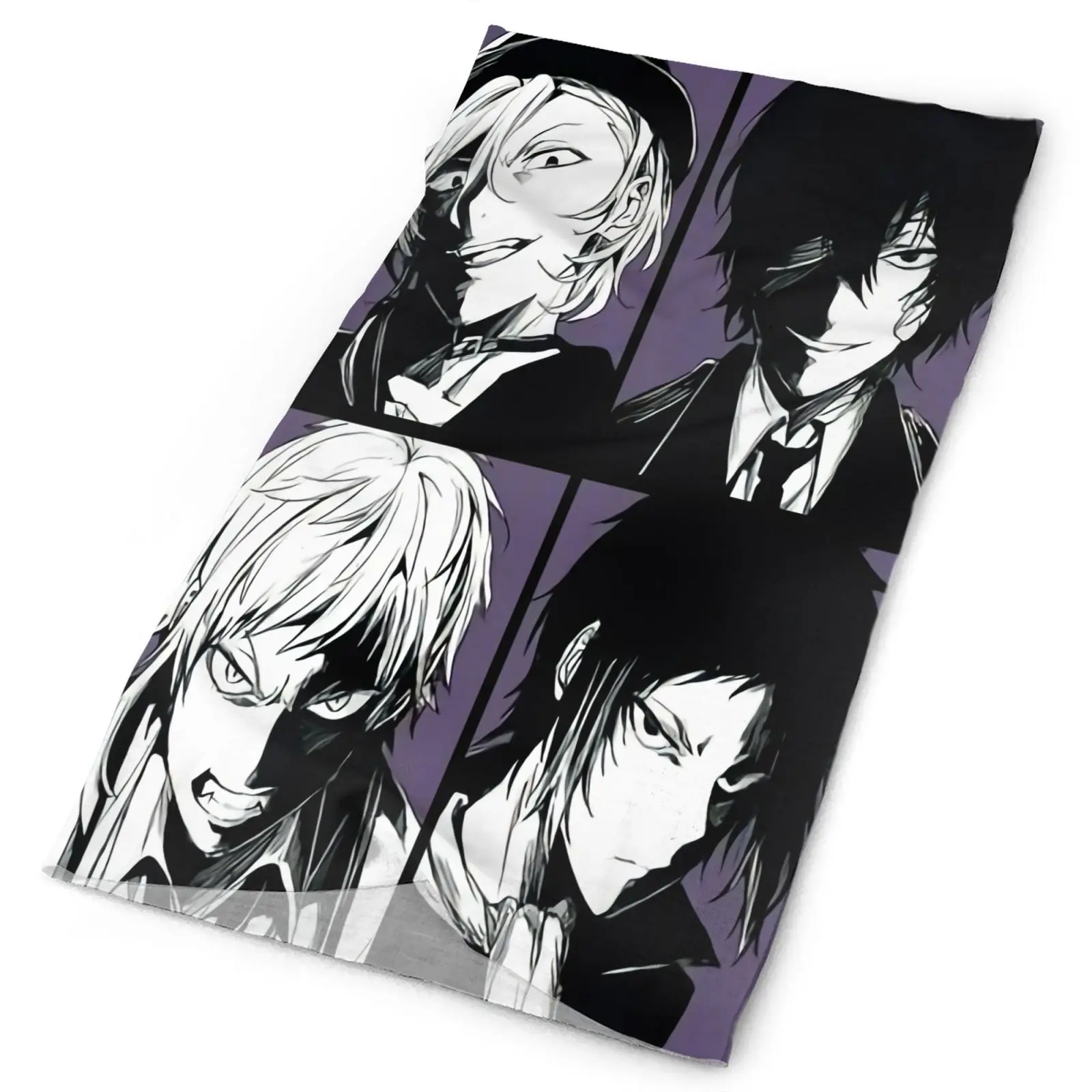 

Bungou Stray Dogs Dazai Osamu Nakahara Men's Bandana Bandana Winter Tourism Scarf Face Mask Tactical Tourism Scarf Neck Warmer
