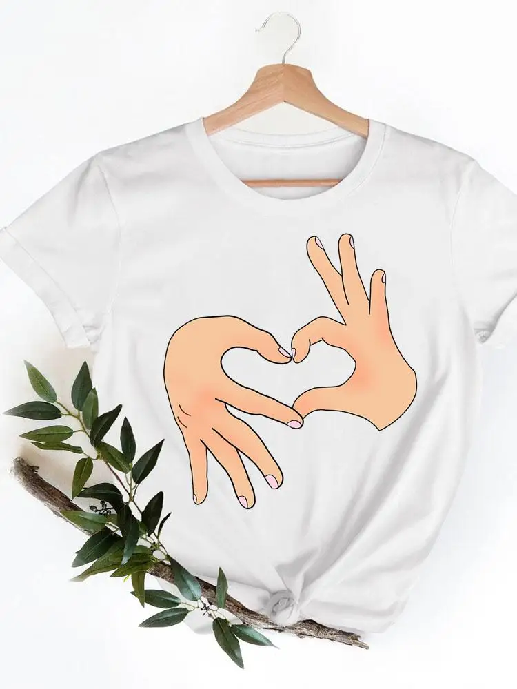 

Футболка женская летняя с коротким рукавом и принтом, повседневная