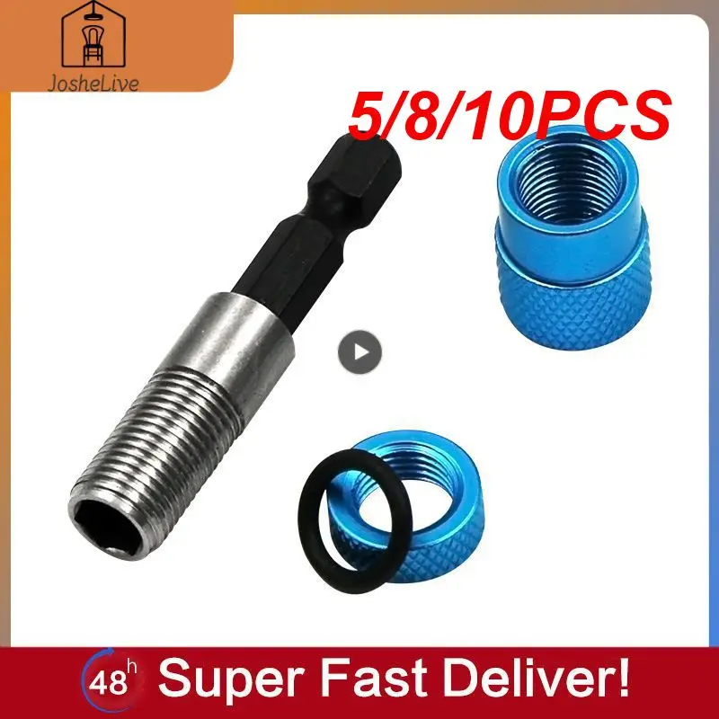 5/8/10 шт., держатель бит для отвертки из нержавеющей стали