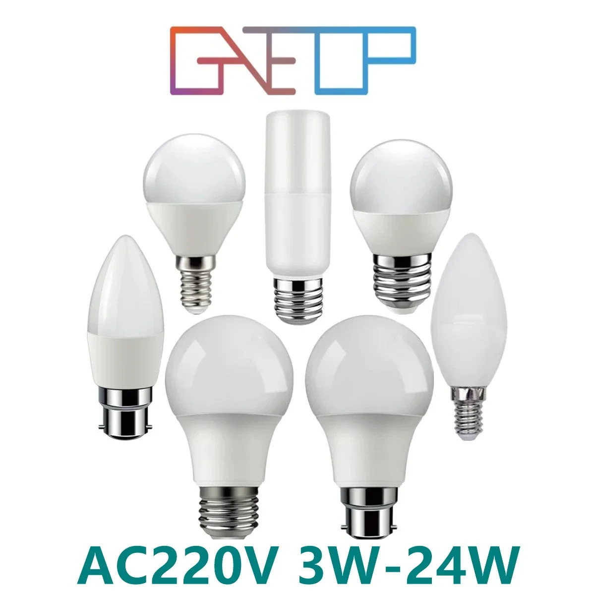Factory direct LED bulbs AC220V 3w-24w E14 E27 B22 3000K 4000K 6000K Lamp With Ce Rohs For Home Office Interior Decoration
