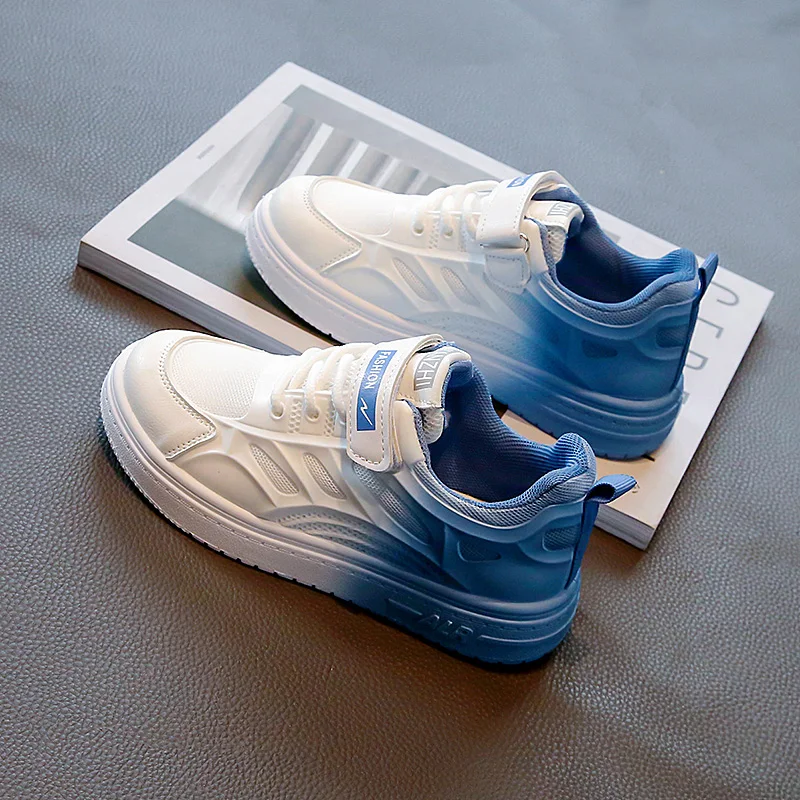 2022 Autumn Honeynet Board Shoes Boys Girls' Walking Shoes Warm Fashionable Versatile Children's Shoes Casual Soft Soled Shoes