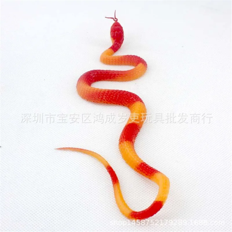 Черная и желтая Змея Имитация змеи искусственная змея маленькая мягкая