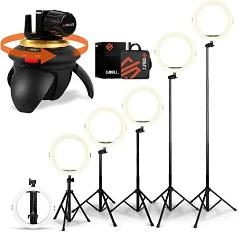 8’’Led 14W Selfie Ring Light R8 W/ Wire Control, Remote Control, Table Tripod & Phone Holder