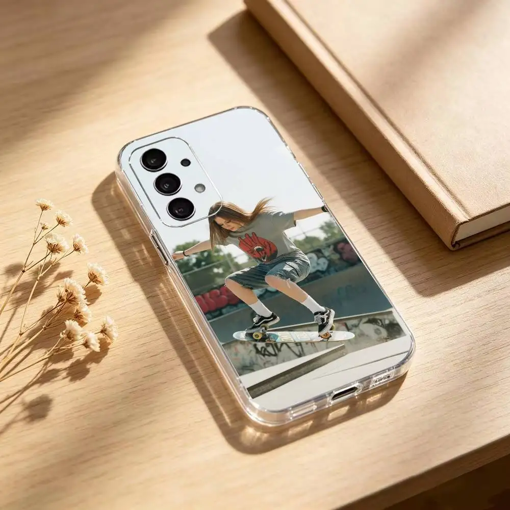Ретро-рок мерч Аврил Лавин Прозрачный чехол для телефона Samsung S25 S24 S23 S22 S21 S20 Ultra Plus FE Lite Note (art.: 3920dcef02fe1) - 3920dcef02fe1