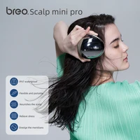 breo scalp mini pro massager waterproof electric wireless portable infrared technology head scalp muscle massager hair care
