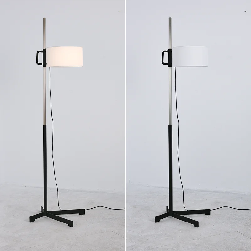 Напольная Лампа в скандинавском стиле напольная лампа для гостиной тканевый