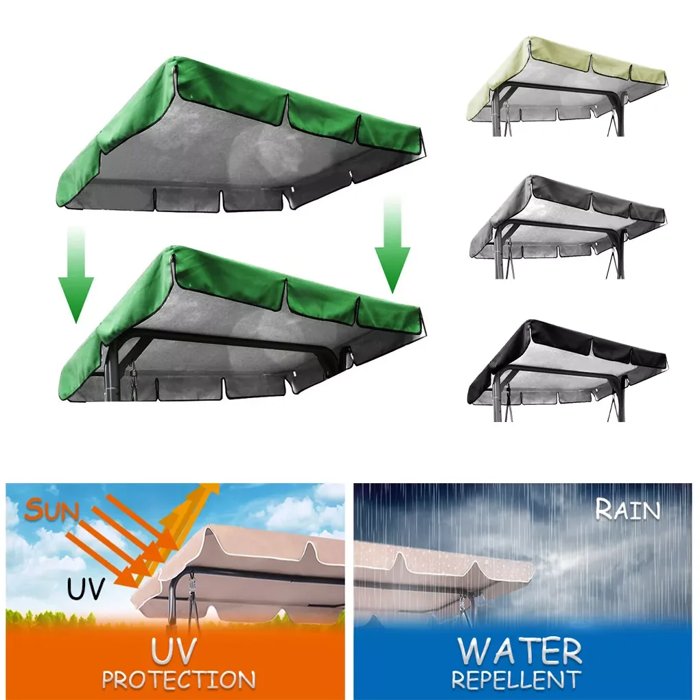 

New Portable Swing Chair Dust Cover Playground Swing Chair Top Cover Waterproof Sunshade Canopy Waterproof Swing Seat Top Cover
