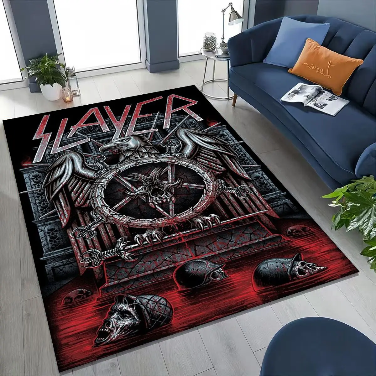 

Faviora ковер Slayer Heavy Metal Rock Band Skull Art