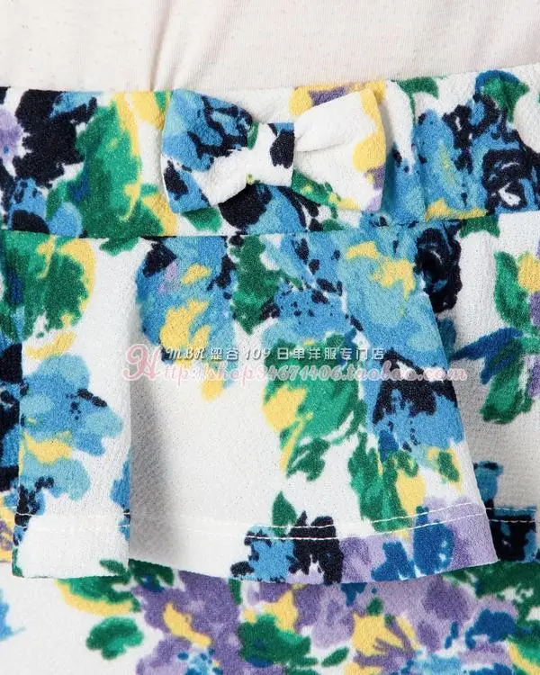 Комплект из топа и короткой юбки с цветочным принтом