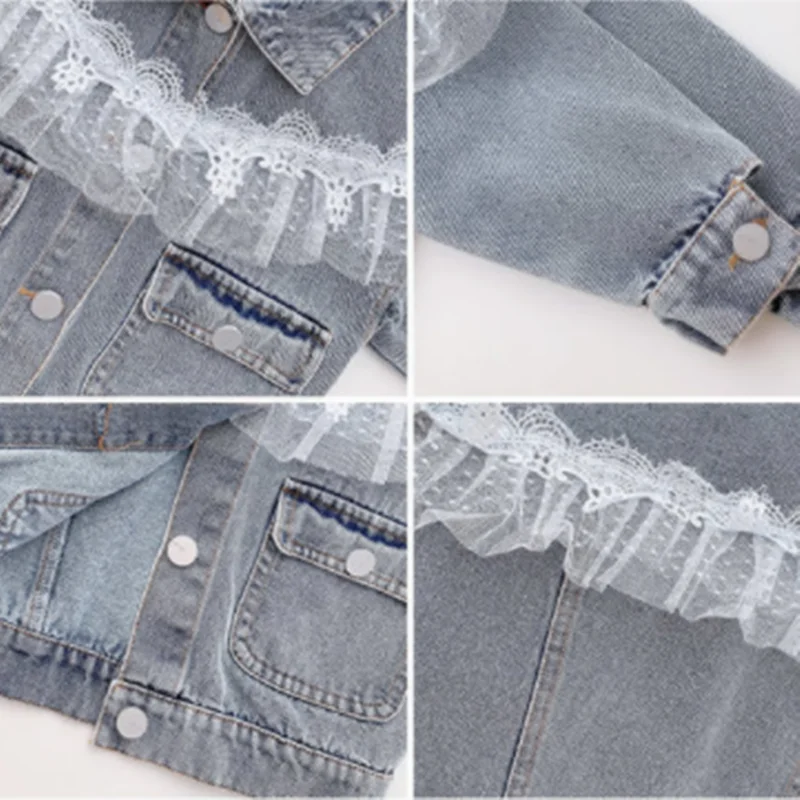 Модная новая весенняя Повседневная джинсовая куртка с рисунком для мальчиков и