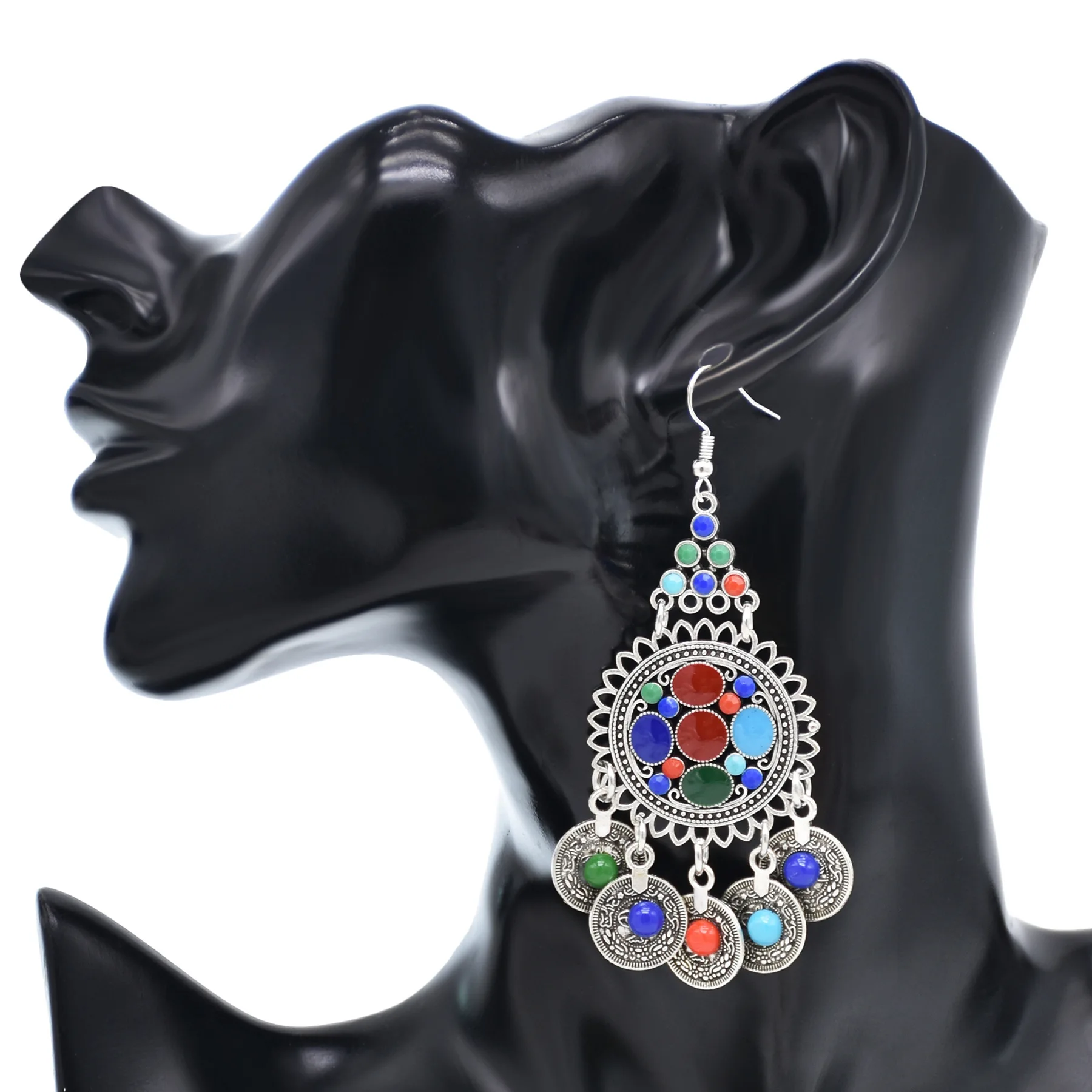 Европейские и ретро этнические серьги модные индивидуальные праздничные