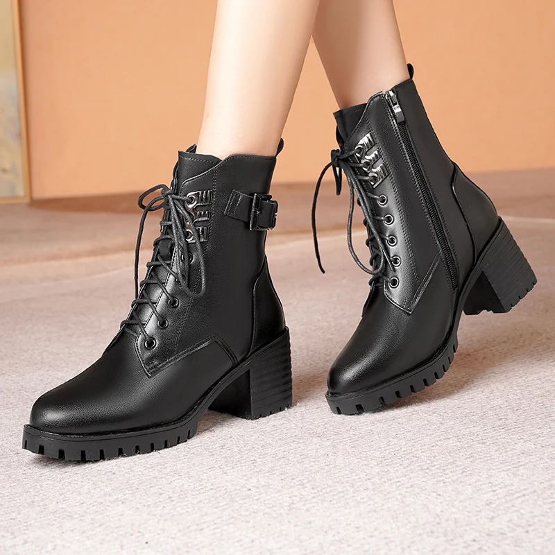 Рисунок 6 - Женские ботильоны AIYUQI из натуральной кожи