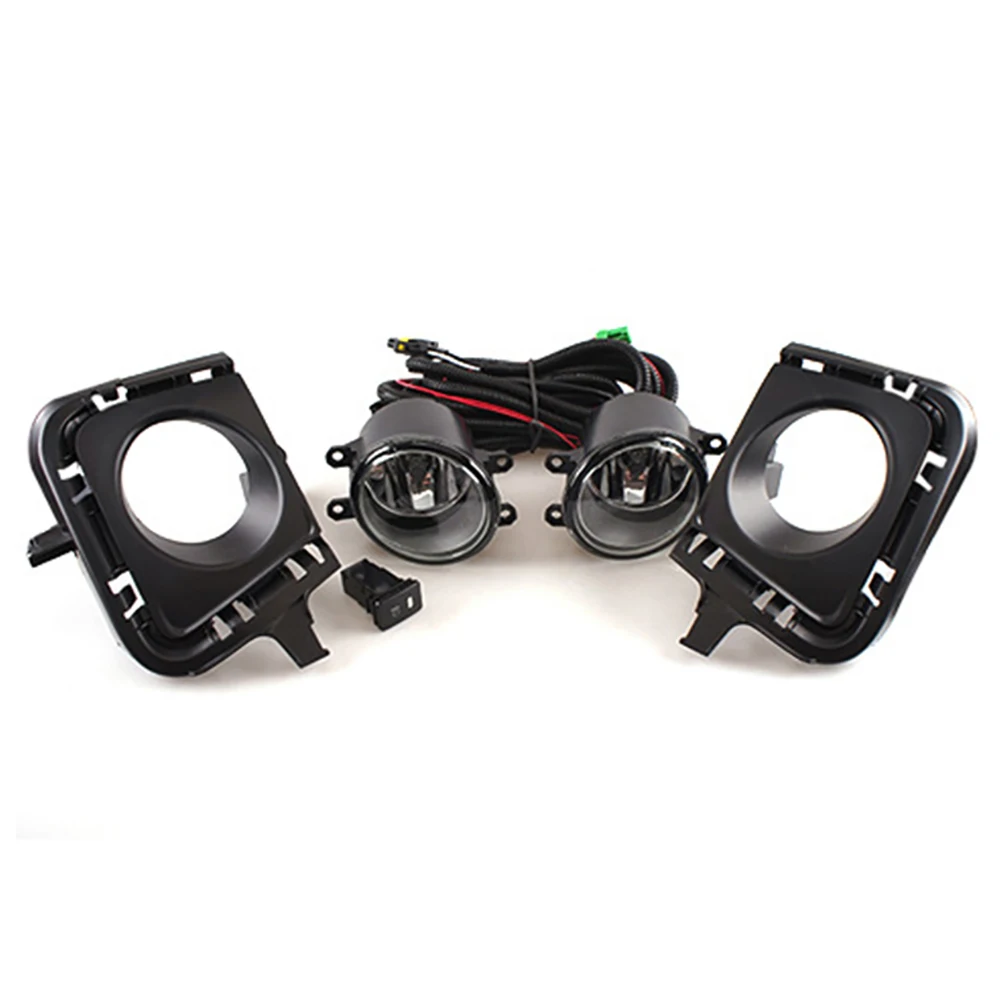 

1 Pair Front Bumper Fog Light Lamp Assembly with Switch Wring Harness for TOYOTA PRIUS 2012-2014 Accessories