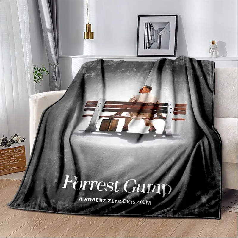 

Одеяло F-Forrest с принтом гумп, детское одеяло, Фланелевое мягкое одеяло, дорожное одеяло, одеяло в подарок на день рождения, теплое мягкое одеяло