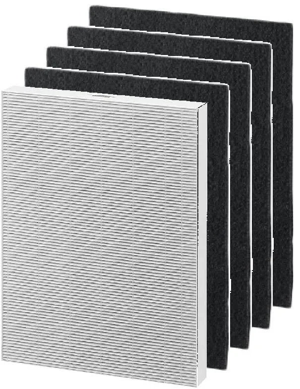 

HEPA Air Filter Carbon Pre Filter Compatible With Fellowes AeraMax 200 Purifier Model 190/200/DB55/DX55. 1 Unit